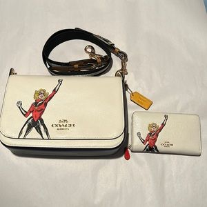 Coach  Marvel Crossbody Bag & Wallet